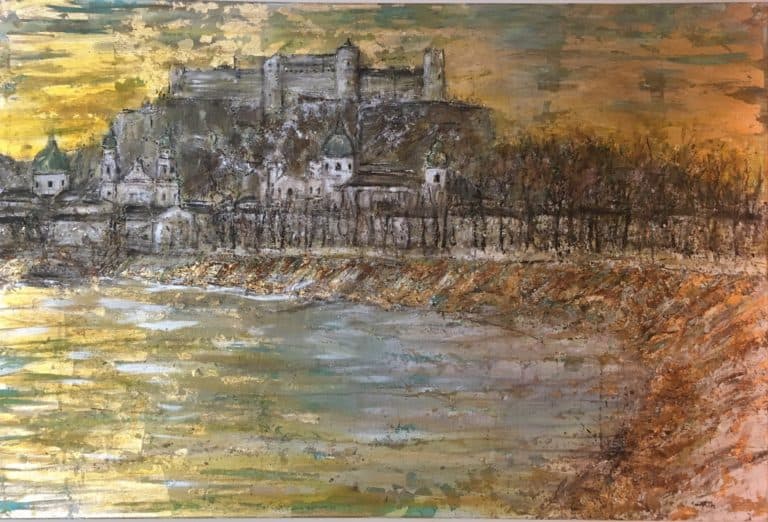 120 x 80, "Goldenes Salzburg"